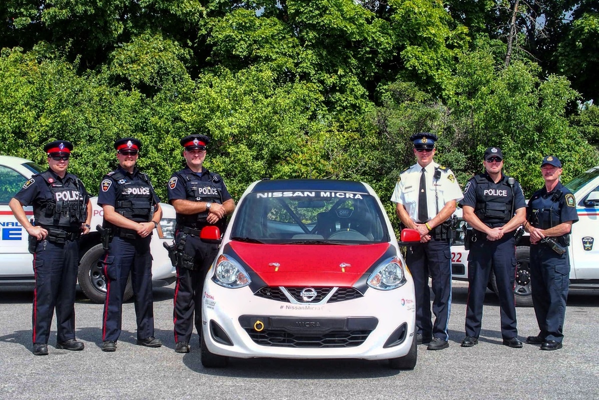Nissan Micra Cup joins forces with Ontario law enforcement to co